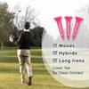 Subetee SUBE6119PK Golf Tees Short Professional Tee Short (Pack of