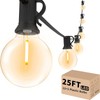 Svater Outdoor String Lights LED 25 FT, Patio Globe Lights