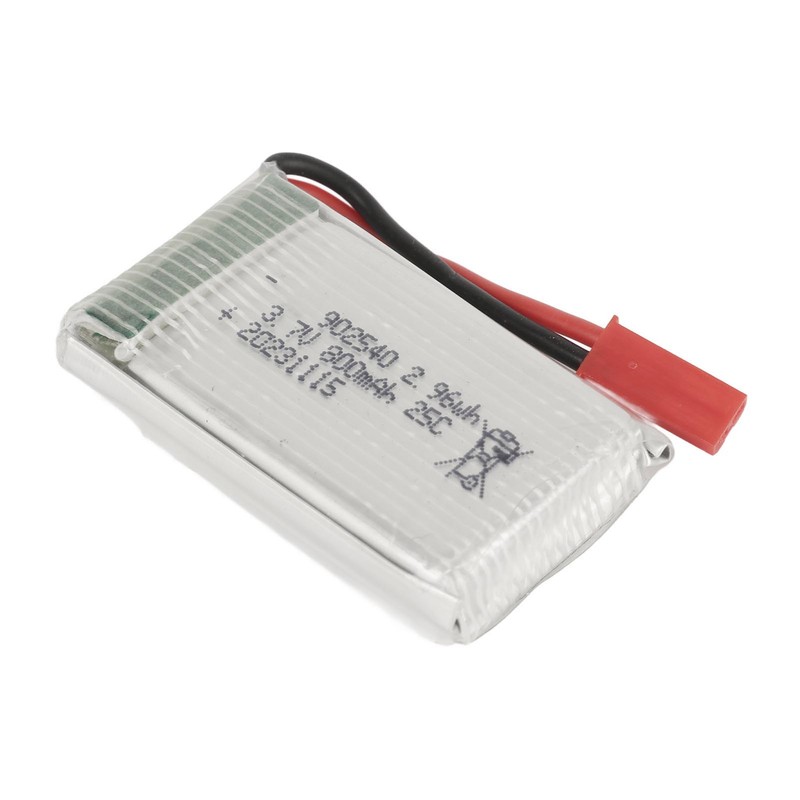 3.7V 800mAh LiPo Battery Rechargeable Drone Lithium Battery With JST