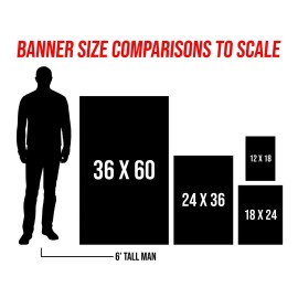 Damdekoli Motivational Gym Banner - Fitness  Workout Inspiration Wall Art - 48 x 80 Inches