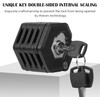 TINMAGI Bike Saddle Foldable Bicycle Lock, 85 cm Folding Lock