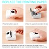 GuKKK Mini Printer, Mobile Photo Printer, Portable Mini Photo Printer,