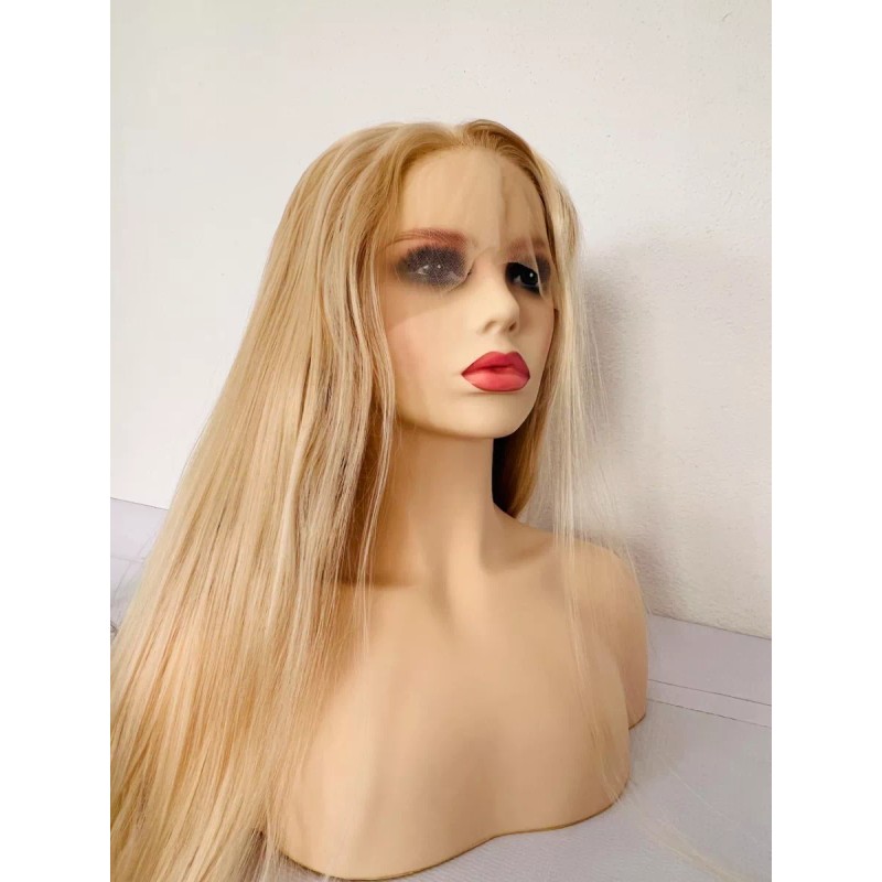 DDSCOSMETICS Peluca Degradado De Negro A Rubio Lacio Lacefront