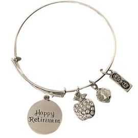 Teacher Retirement Bracelet, Teacher Jewelry, Teacher Retirement Gift - Show Your Teacher Appreciation