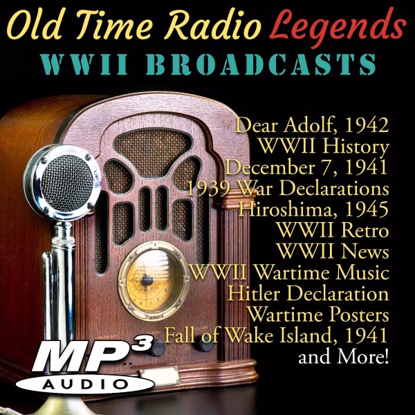 Old Time Radio Legends WWII Broadcasts Over 600 Shows on