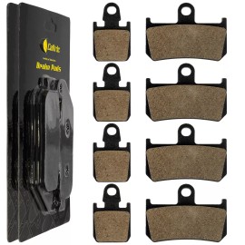 Caltric Front Brake Pads for Yamaha R1 YZFR1 YZF-R1 2007-2014 / YZF-R1X 2008