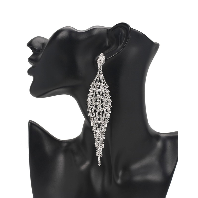 Earrings, Large Contest, Accessories, Bikini, Dress, Swing, Long Earrings, Sparkle,