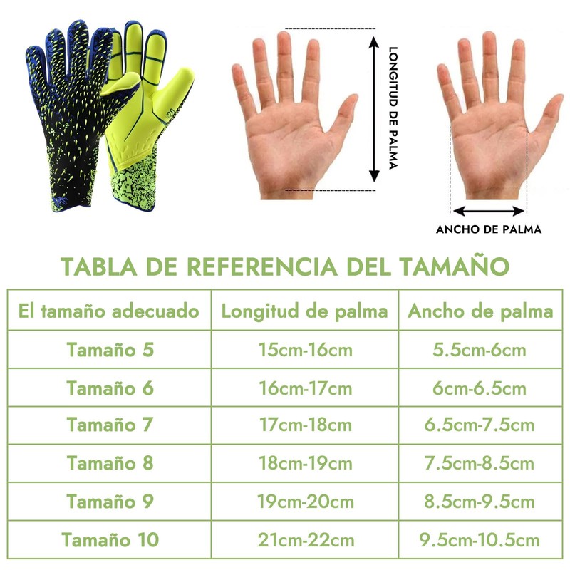 Zezelife Guantes de Fútbol, Guantes de Portero Profesionales y Transpirables
