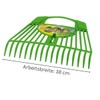 Rekord Leaf Rake (Plastic, Yellow) with 26 Prongs and 60