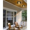 Osimir 2-Light Farmhouse Flush Mount Ceiling Light, 12 inch Kitchen