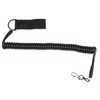 Mfh Pistol Lanyard Safety Clip Black