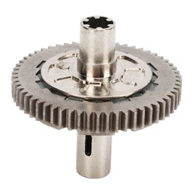 Lybunair 57T 0.8Mod Slipper Set Metal Steel Slipper Clutch Spur Gear for 1/10 1/8 RC Car, Silver