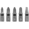 Original Einhell Impact Bit Set, 5 Pieces, 25 mm, PH/PZ/SL