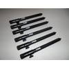TMC 6 x Aluminium Bank Sticks 20-35 cm's. Rod Rests,