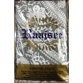 raajsee Grey Black Ombre Round Beach Tapestry Hippie/Boho Beach Blanket Roundie/Indian Cotton Throw Bohemian Round Table Cloth/Yoga Mat Meditation Picnic Rugs 69 inch Circle