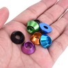 MECCANIXITY M6 Cone Cup Washers,Anodized Aluminum Gaskets Cup Head Washer