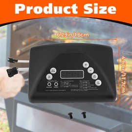 TEENGSE 9907100008 Smoker Thermostat Digital Control Panel Kit, Top Controller Panel Compatible with Masterbuilt 20071914/20071814/20070511 Electric Smoker