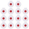 PATIKIL Microfiber Bullseye Targets 4cm, 14Pcs Competition Game Target Shooting