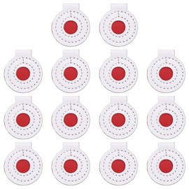PATIKIL Microfiber Bullseye Targets 4cm, 14Pcs Competition Game Target Shooting Practice Fabric Pad Disc Accuracy Training Tool Outdoor Hunting Accessories