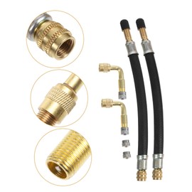 PACKOVE 1set Valve Stem Extension Adapter Valve Stem Extenders for Cars Trucks Rvs Trailers Effortless Tire Inflation Deflation Accessory Versatile Vehicles