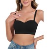 ANGOOL Women's Strapless Bra without Underwire Push Up Bra without
