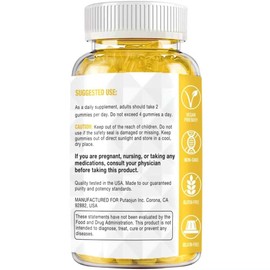 Putaojun Creatine Monohydrate with Vitamins D3 & B12 | Sugar-Free Hydrolyzed Collagen & Creatine Gummies | 60 Count