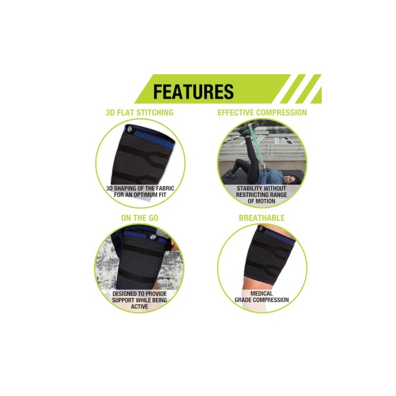 Pro-Tec Athletics 3D Compression thigh sleeve