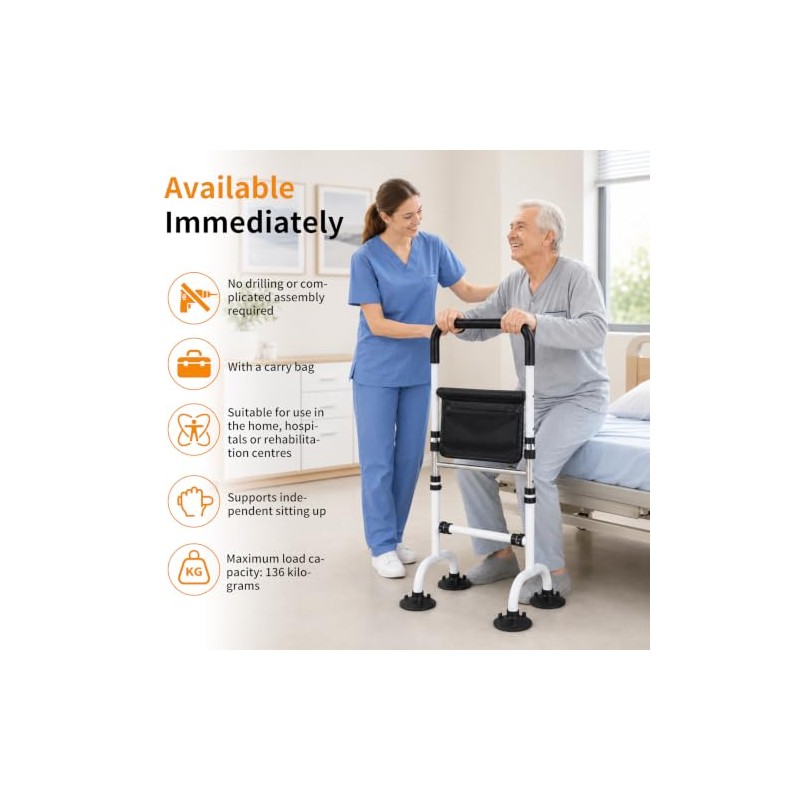 Standing Aid for Seniors, Adjustable Height Walking Aids for the