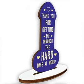 Red Ocean Colleague Leaving Gift Work New Job Gift GOOD LUCK Funny Thank You Colleague Gift Plaque