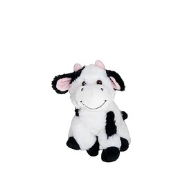 HEITMANN DECO PET Plush Cow – Black/White – Approx. 20 cm – Sustainable – Made from 100% Recycled Material