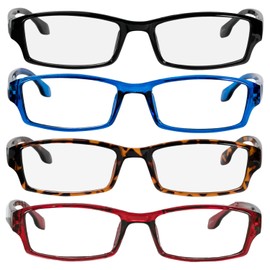 TruVision Readers - 9501HP - 4 pk - 1Blk 1Tort 1Red 1Blu 3.50