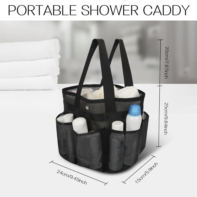 Simpolor Mesh Shower Caddy Portable, Quick Dry Shower Caddy for