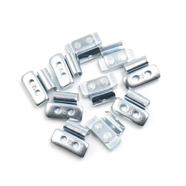 A ABSOPRO Wheel Balance Weight Metal Silver Tone (Set of 10)