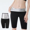 High-Waist Tummy Sweat Enhancing Capri Leggings - Black Capri / M(55) 2ea