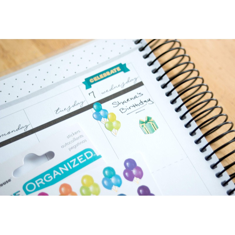 Paper House Productions SET-0008 Functional Icons Planner Bundle-Includes 28 Sheets