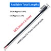 0.8FT 5.5mmx2.1mm 14AWG Pigtail Cable, 12V/24V Male Repair DC Power