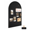 24" x 16" Large Arched Felt Bulletin Board 1/2" Thick,