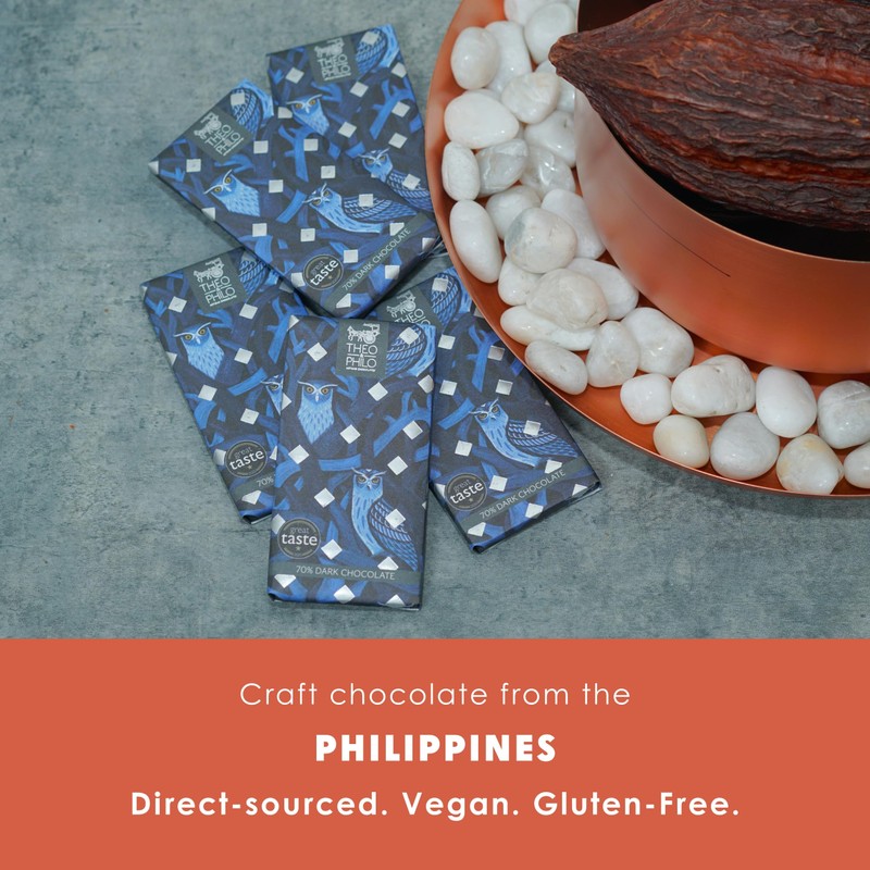 Theo & Philo 70% Dark Chocolate 5 Pack - Filipino