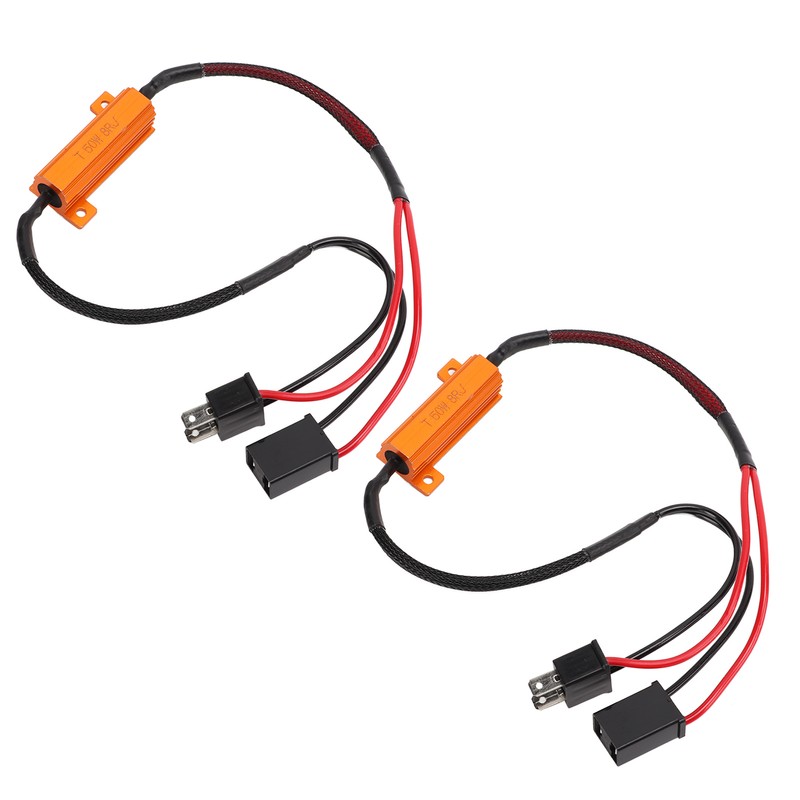 LED Decoder H7 Aluminum Housing Single Resistance Wire LED Headlight