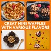 Baker's Friend, Bite-size Mini Waffle Maker for Kids & Adults,