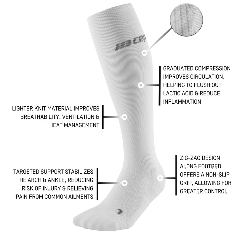 CEP Men's Wp80y Socks, White