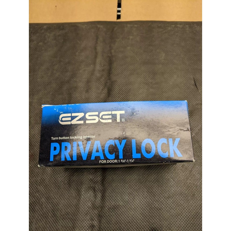 EZ-Set EzSet privacy lock model bp-102tba-us26 us-26 bright chrome 2-3/8