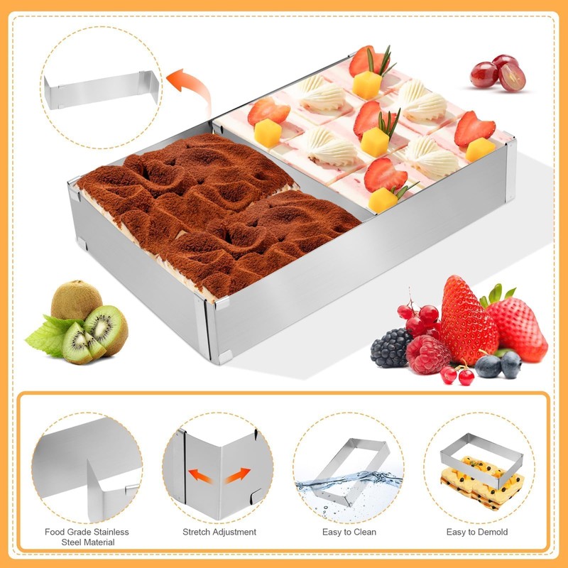 TayBong Rectangular Adjustable Baking Frame