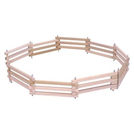 AmishToyBox Wooden Folding Corral Fence Toy, Amish-Made
