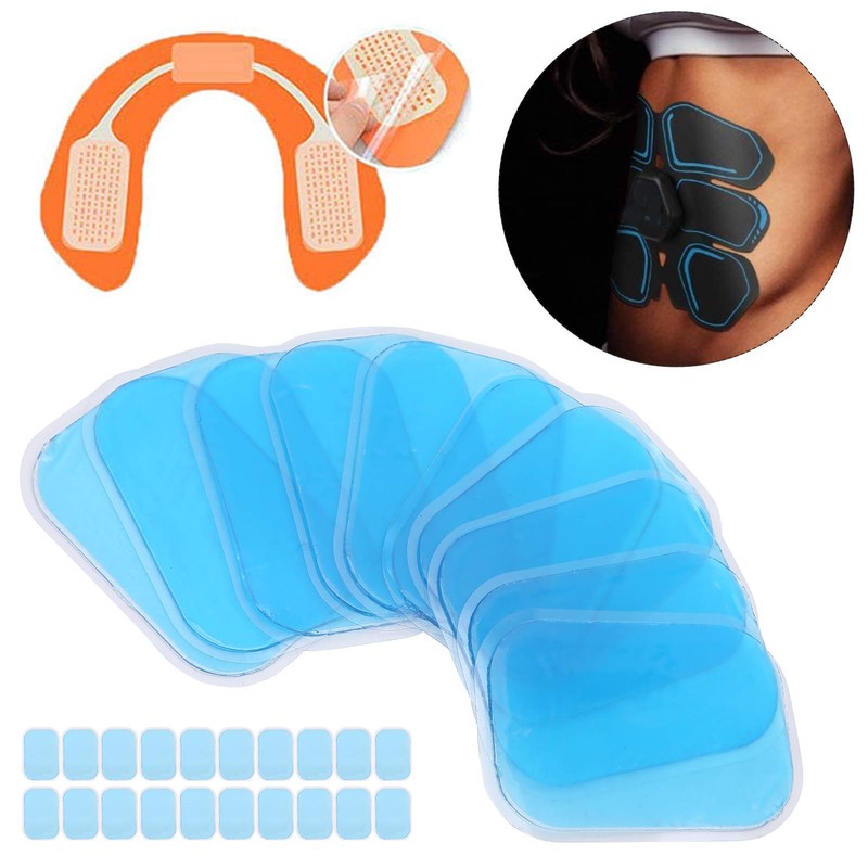 20pcs/10 Packs Abs Gel Pads for Abs Stimulator, Ab Trainer