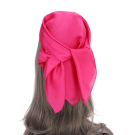 FAIRYGATE Seidentuch Damen Kopftuch für Damen Herren Halstuch Kopf Schal Square Bandana Tuch für Motorad Biker auch als Taschentuch A2317