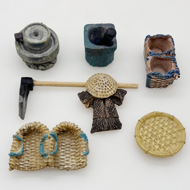 Cayway Mini Fairy Garden Accessories Kit, 14 PCS Zen Garden