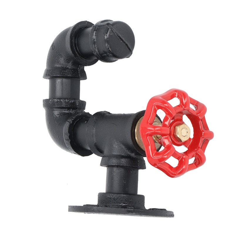 Industrial Pipe Coat Hook Rack Heavy Duty Rustic Hat Robe