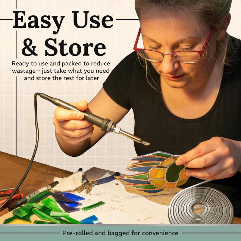3/16" Round U Lead Came for Stained Glass – 6