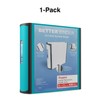 Staples 3-Inch 3-Ring Better Binder, Light Blue, 2/Pack (St55891-Ccvs)